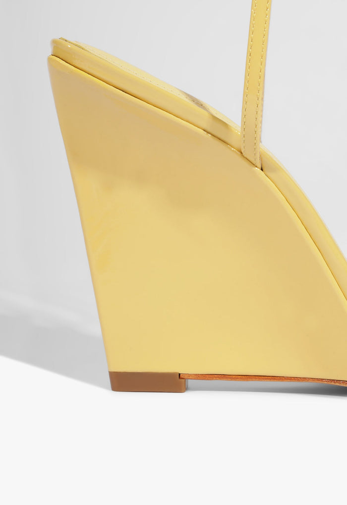 Elodie Wedge Patent Sandal - Schutz Shoes
