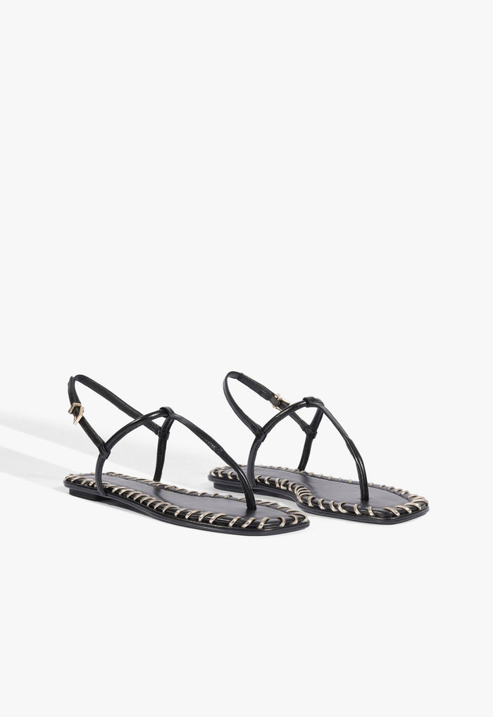 Elsha Sewing Leather Sandal - Schutz Shoes