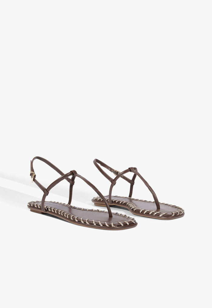 Elsha Sewing Leather Sandal - Schutz Shoes