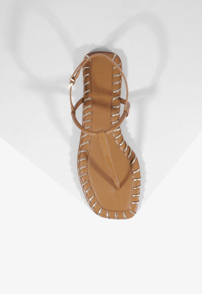 Elsha Sewing Leather Sandal - Schutz Shoes
