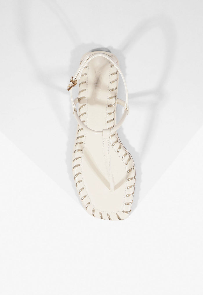 Elsha Sewing Leather Sandal - Schutz Shoes