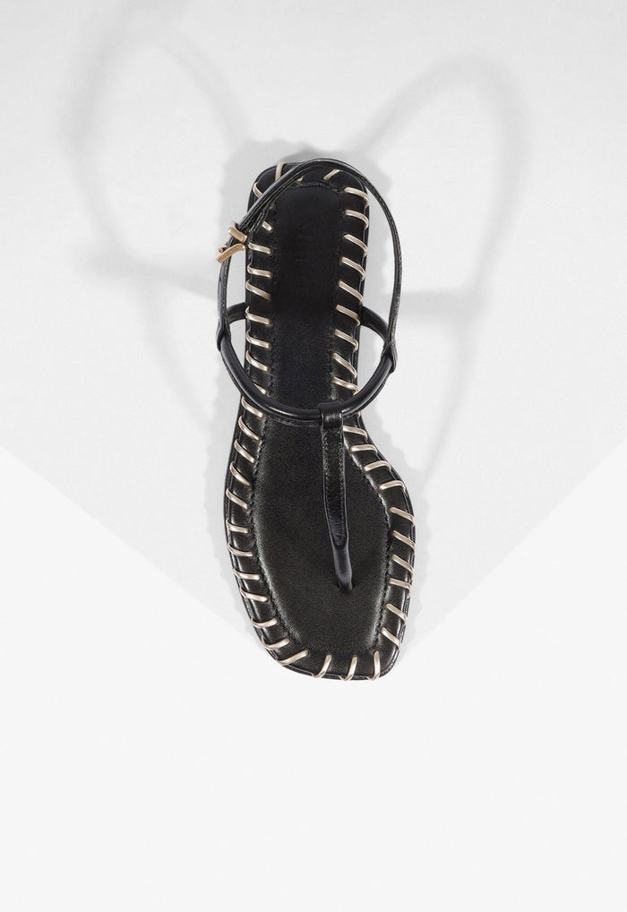 Elsha Sewing Leather Sandal - Schutz Shoes