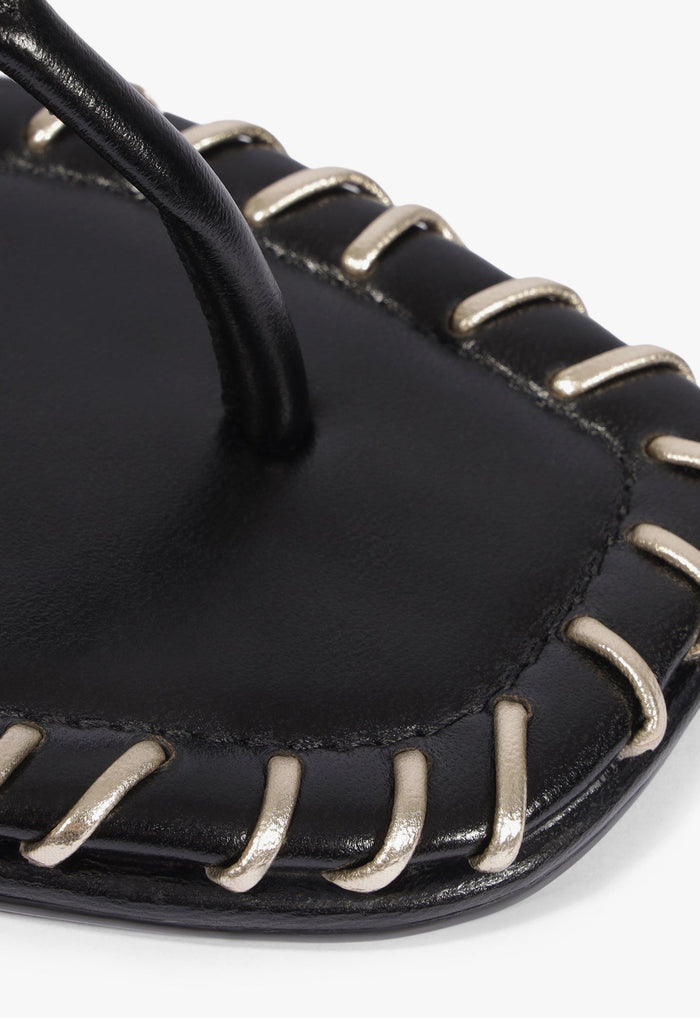 Elsha Sewing Leather Sandal - Schutz Shoes