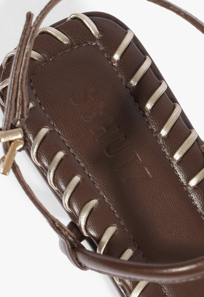 Elsha Sewing Leather Sandal - Schutz Shoes