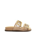 Enola Sporty Sandal 5 Light Beige Ecowear & Vinyl - Schutz Shoes