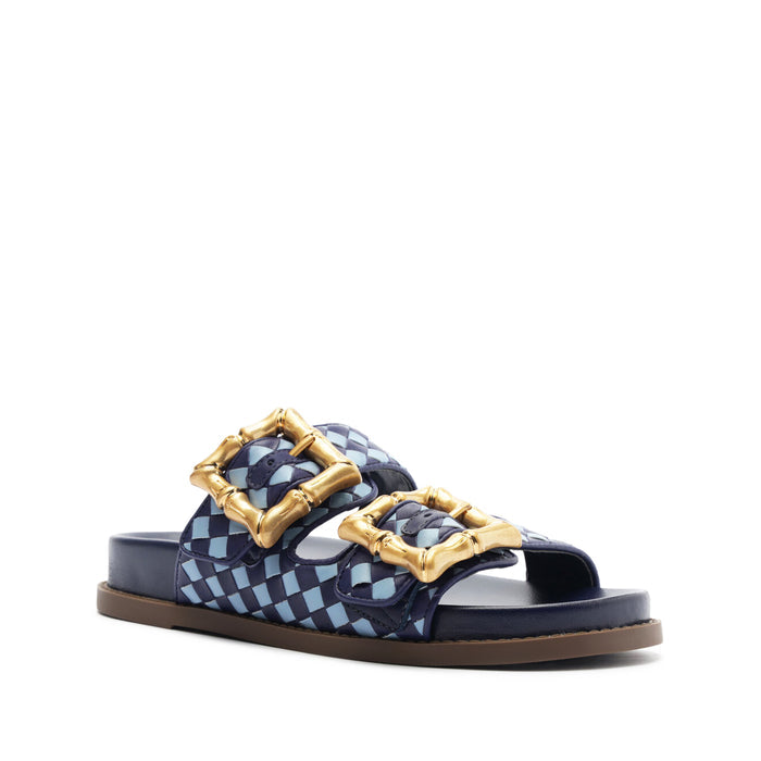 Enola Sporty Woven Leather Sandal - Schutz Shoes