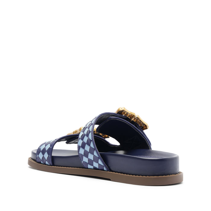 Enola Sporty Woven Leather Sandal - Schutz Shoes