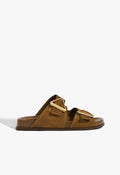 Erika Suede Sporty Sandal 5 Dried Olive Nubuck - Schutz Shoes