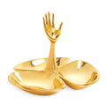eve bon bon dish brass - angle view 1