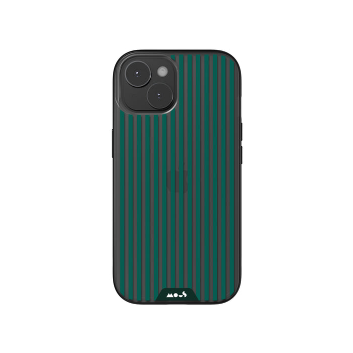Evergreen Protective Phone Case - Pinstripe