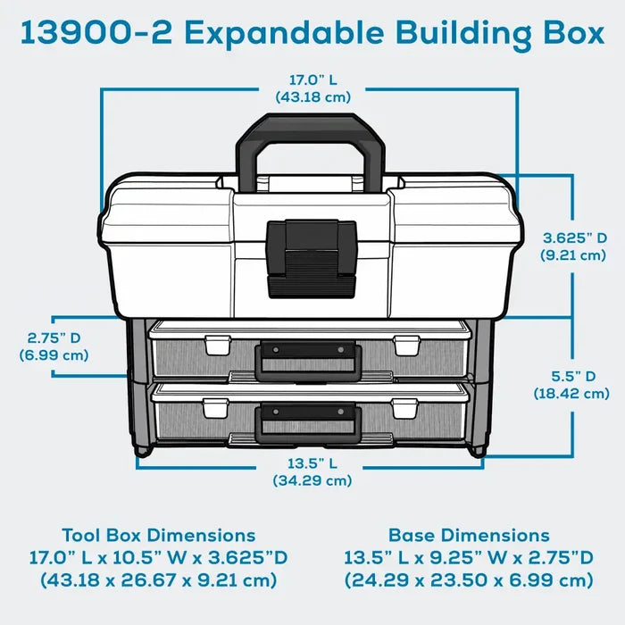 Expandable Building Box 6730HS (13900-2) Includes 2 Trays & IDS™ Boxes