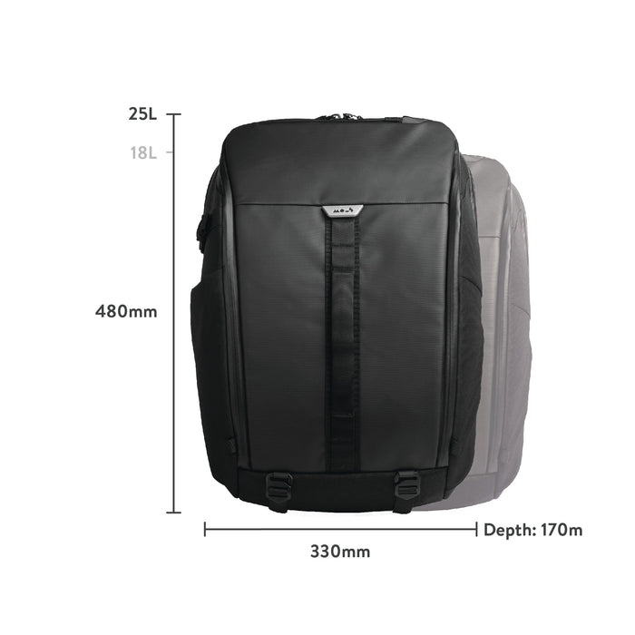 Protective Waterproof Backpack Everyday Zip Bag Commuter | 25 litres