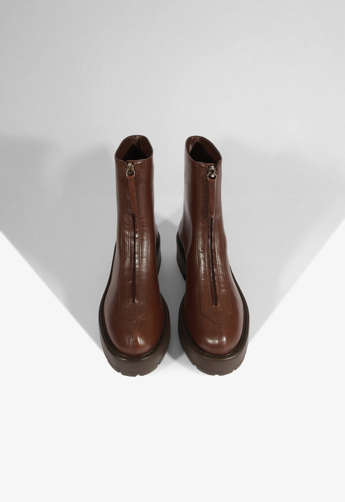 Farrah Leather Bootie - Schutz Shoes