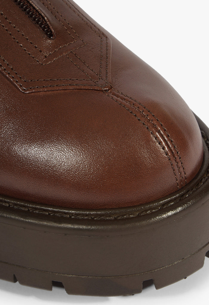 Farrah Leather Bootie - Schutz Shoes