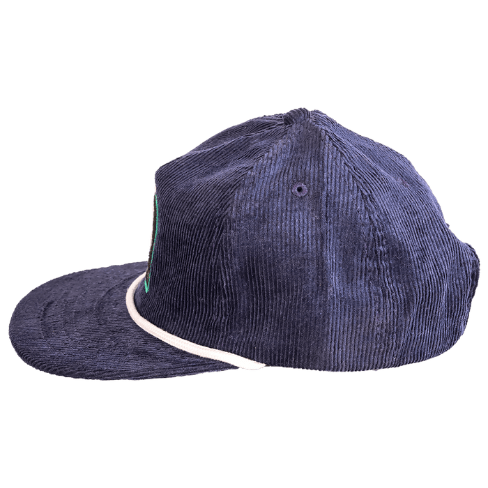 F*ck Plastic Hemp Corduroy Strapback | Blue