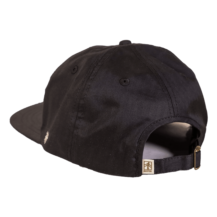 Finding Balance DryTek Waxed Herringbone Strapback | Black