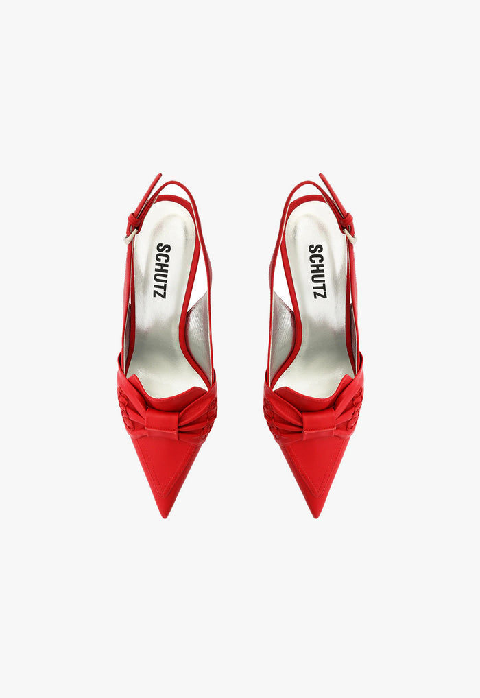 Fiorella Mid Leather Pump - Schutz Shoes