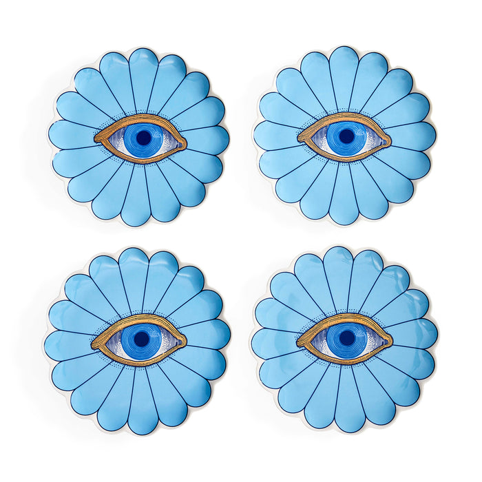 Fleur Canapé Plate Set - front view