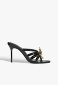 Flora Mule Patent Sandal 5 Black Patent - Schutz Shoes