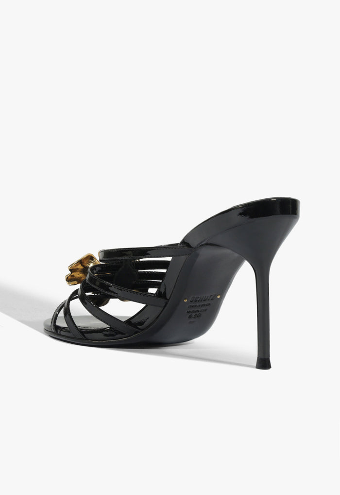 Flora Mule Patent Sandal - Schutz Shoes