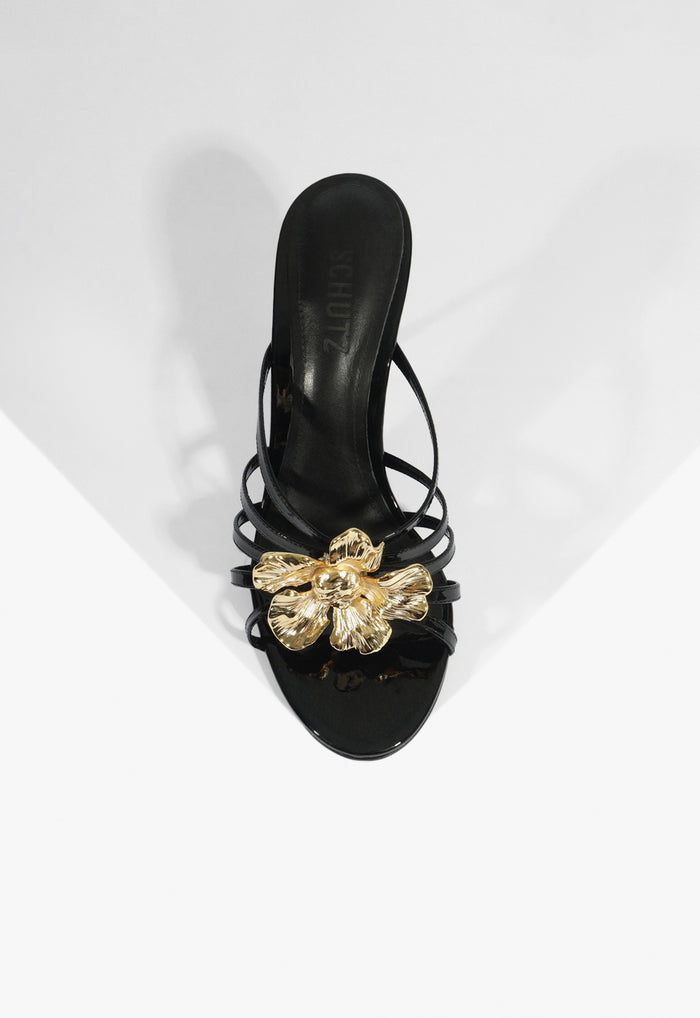 Flora Mule Patent Sandal - Schutz Shoes