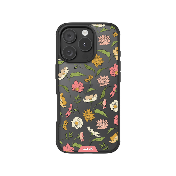Floral Pink Protective Phone Case - Flowers