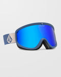 Footprints Indigo Stone Goggle (+Bonus Lens - Yellow) - Blue Chrome