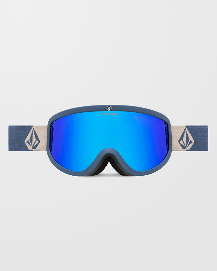Footprints Indigo Stone Goggle (+Bonus Lens - Yellow) - Blue Chrome