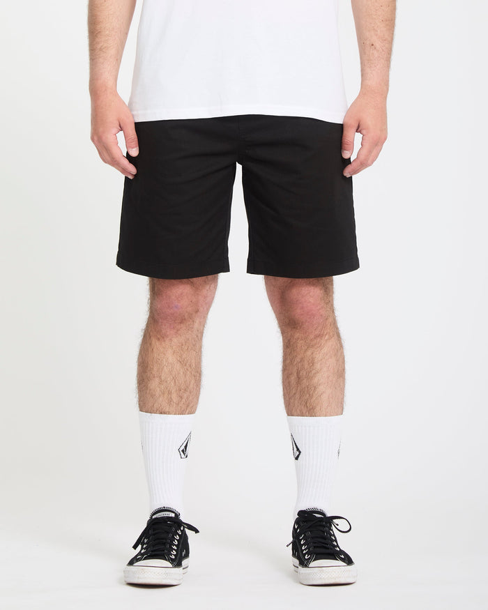Frickin II 19" Elasticated Waist Short - Black