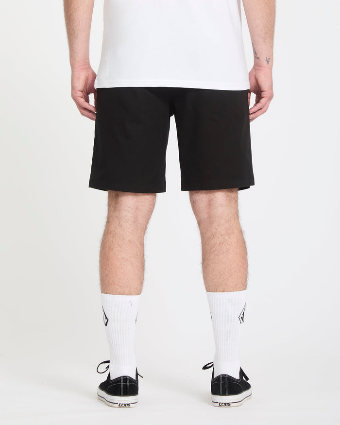 Frickin II 19" Elasticated Waist Short - Black