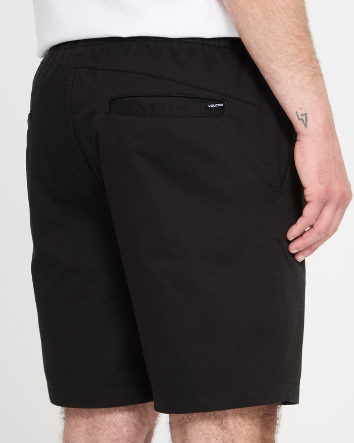 Frickin II 19" Elasticated Waist Short - Black