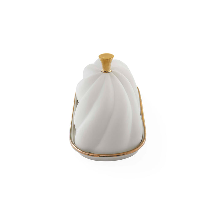Geneva Butter Dish - side view