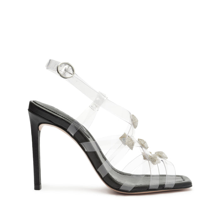 Georgia Sandal 5 Black Vinyl - Schutz Shoes