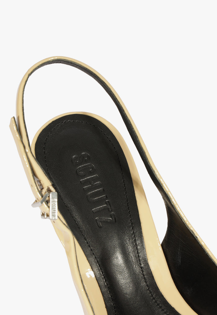 Geraldine Sling Patent Pump - Schutz Shoes