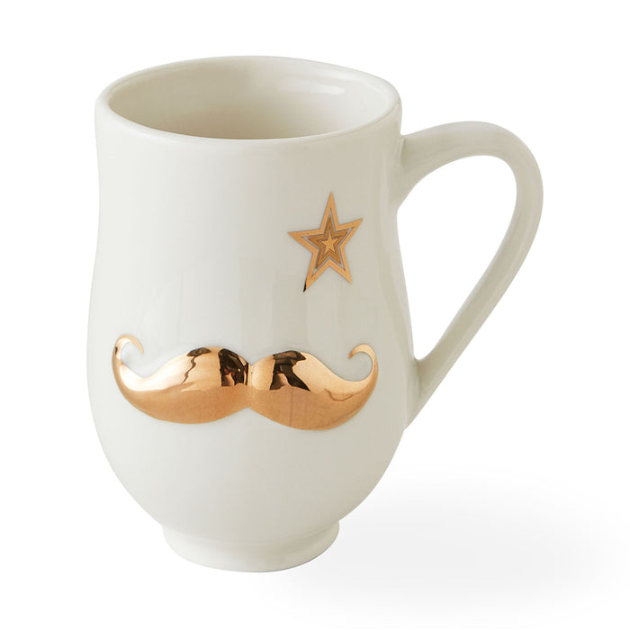 Gilded Mr Mrs Muse Mug Mrs - front view