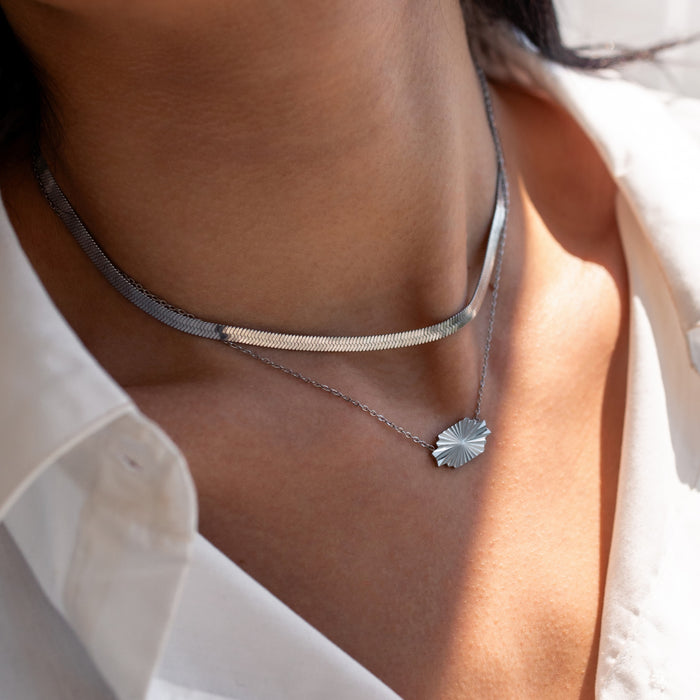 Golden Hour Necklace Silver