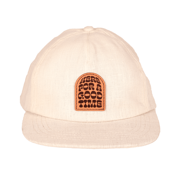 Good Times 100% Hemp Strapback | Natural