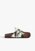 Grace Calf Hair Clog 5 Multi Brown Hair Calf - Schutz Shoes