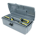 Gray Utility Box 6744HS (14800-2) with Open Interior & Lift-Out Tray