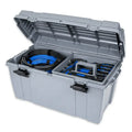 Gray Utility Box 6754TC (27800-2) with Open Interior & Lift-Out Tray
