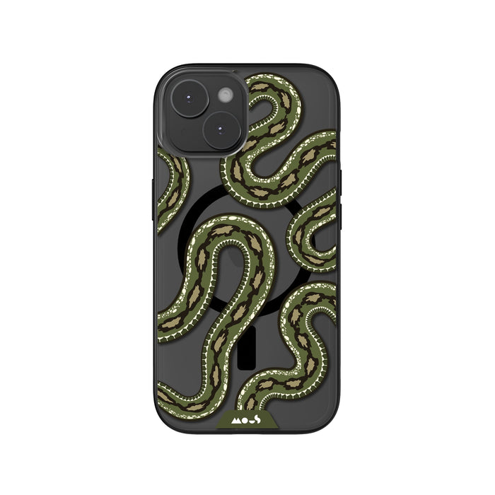 Green Tree Python Protective Phone Case - Serpent MagSafe