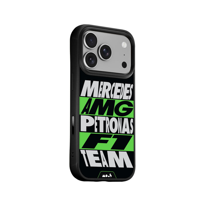 Grid Shadow Protective Phone Case - Mercedes-AMG PETRONAS F1 Team MagSafe