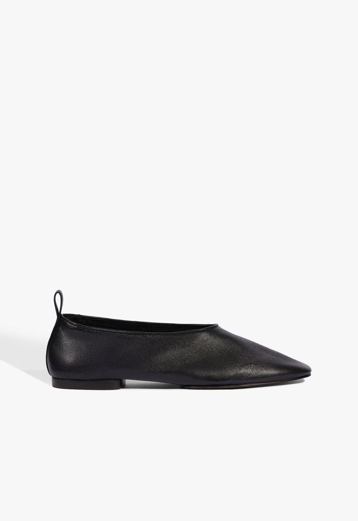 Hadley Leather Ballet Flat 5 Black Leather - Schutz Shoes