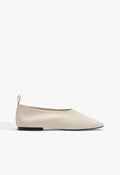 Hadley Leather Ballet Flat 5 Sugar White Leather - Schutz Shoes