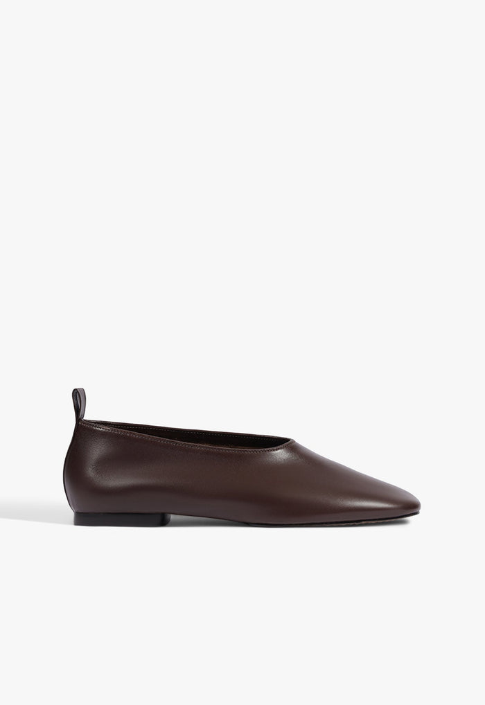 Hadley Leather Ballet Flat 5 Maplewood Leather - Schutz Shoes