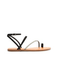 Hallea Glam Nubuck Sandal 5 Black Nubuck - Schutz Shoes