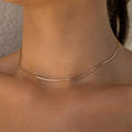 Halo Necklace Gold