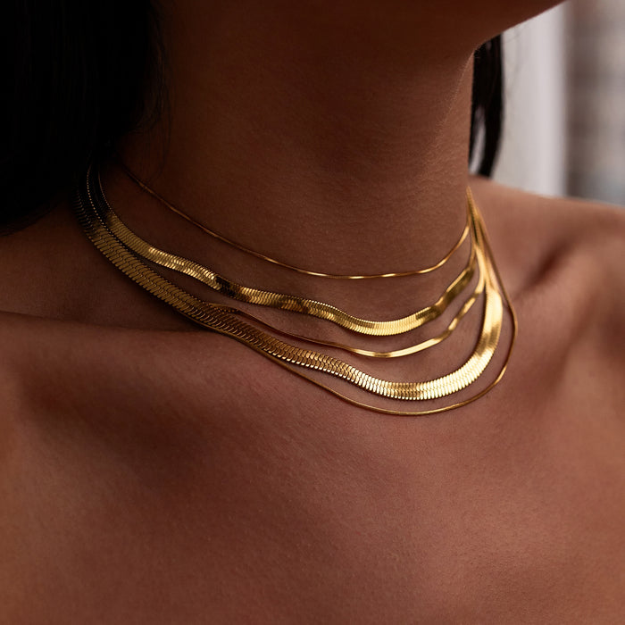 Halo Necklace Gold