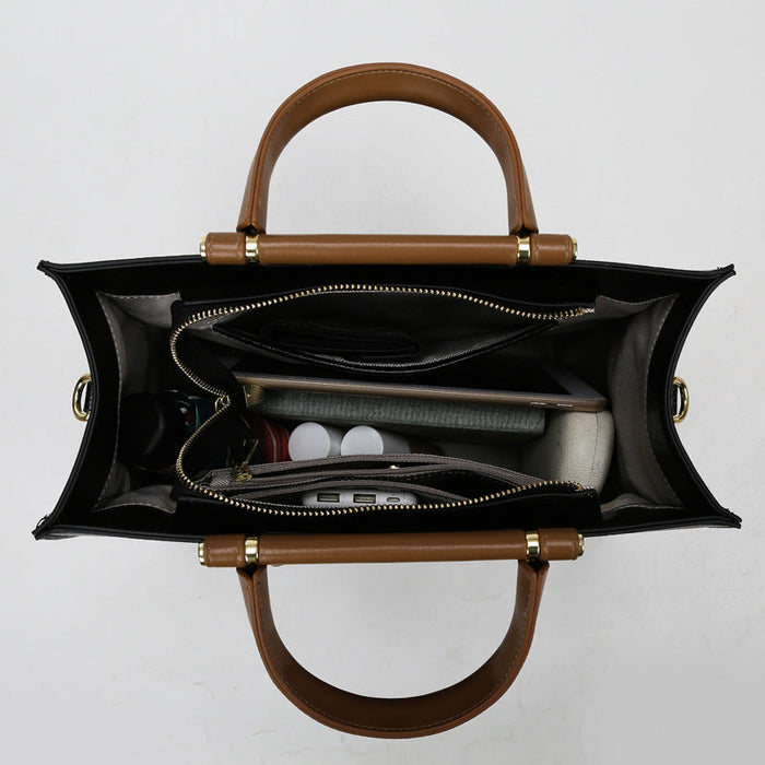 Handbag Large Capacity Totes Women Office Bag Elegant Embossed Women Bag Shoulder