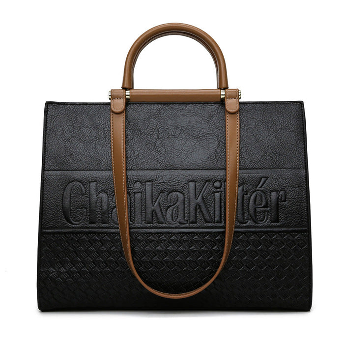 Handbag Large Capacity Totes Women Office Bag Elegant Embossed Women Bag Shoulder